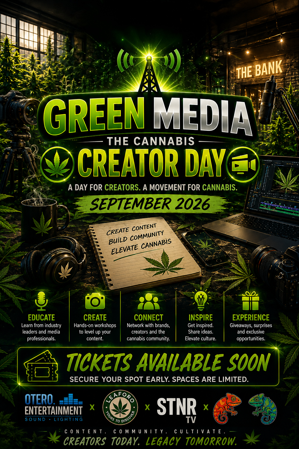 Green Media Creator Day event art